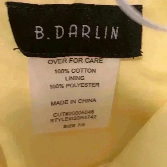 Really Cute Polka Dot Yellow Dress - Picture 3 of 3